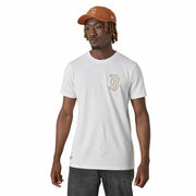 Herren Kurzarm-T-Shirt New Era Boston Red Sox  Weiß