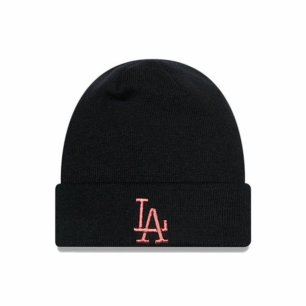 Hut New Era Los Angeles Dodgers Metallic Schwarz Rosa Einheitsgröße