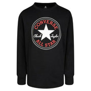 Jungen Langarm-Hemd Converse Chuck Patch Graphic Schwarz