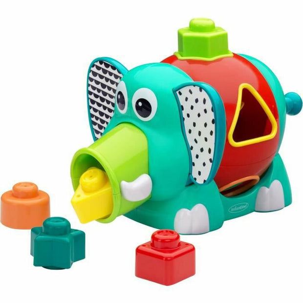 Set of Toys for Babies Infantino Colors and Shapes Box 16 Pieces