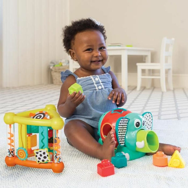 Set of Toys for Babies Infantino Colors and Shapes Box 16 Pieces