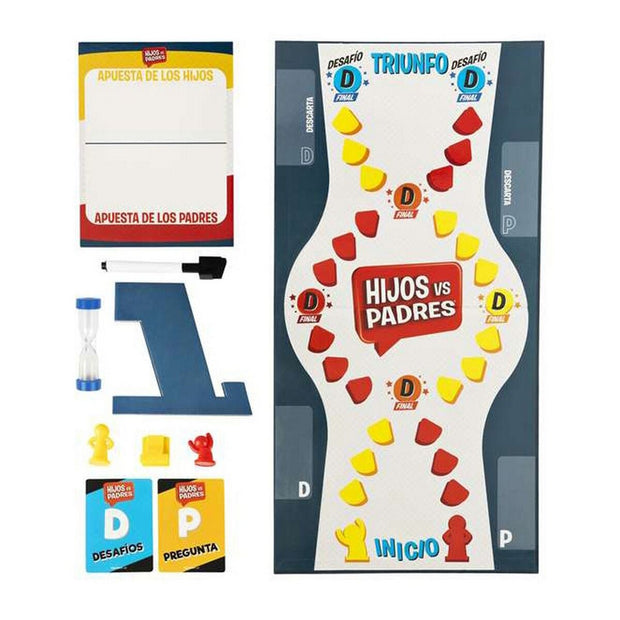 Board game Spin Master Hijos vs Padres 206 Pieces