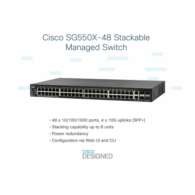 Switch CISCO SG550X-48-K9-EU