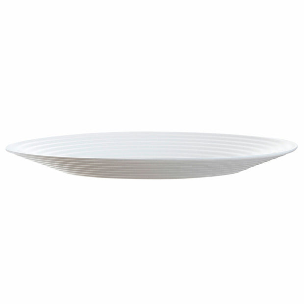Flad plade Luminarc Harena Weiß Glas (Ø 25 cm)