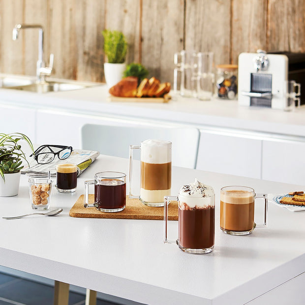 Satz von Kaffeetassen Luminarc Weiß Glas (90 ml)