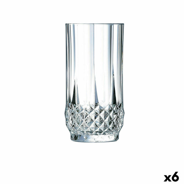 Becher Cristal d’Arques Paris Longchamp Durchsichtig Glas (28 cl) (Pack 6x)