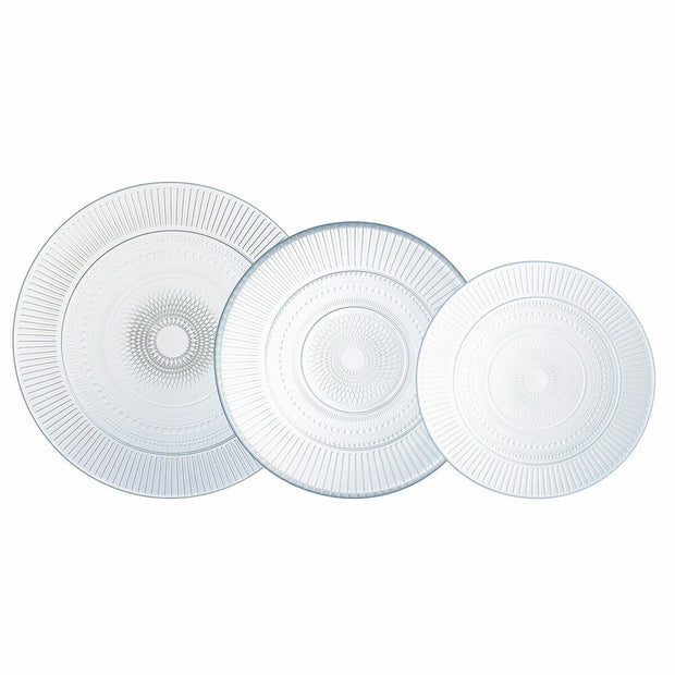 Geschirr Luminarc Louison Durchsichtig Glas (18 Stücke)