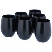 Gläserset Chef&Sommelier Primary Schwarz Glas 6 Stück (36 cl)