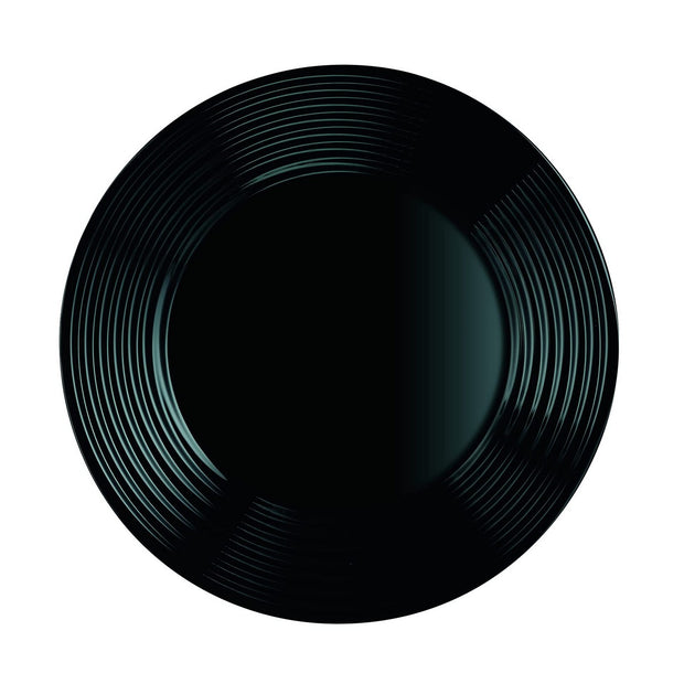 Geschirr Luminarc 1900 Glas Schwarz-Weiß (18 Stücke)