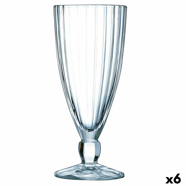 Eiscreme- und Milchshakes-Becher Luminarc Euclase Durchsichtig Glas (36 cl) (Pack 6x)