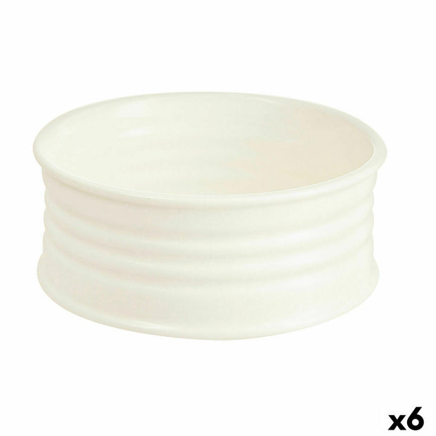 Schale Arcoroc Be Bop aus Keramik Weiß (37 cl) (Pack 6x)