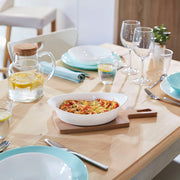 Ofenschüssel Luminarc Smart Cuisine Oval Weiß Glas (25 x 15 cm)