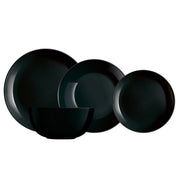 Geschirr Luminarc 9311622 Schwarz Gehärtetes Glas (19 pcs)