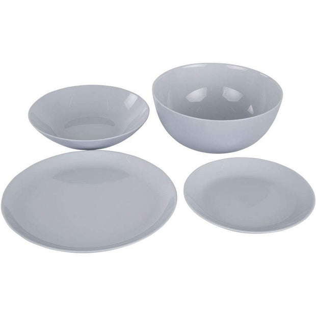 Geschirr Luminarc DIWALI GRANIT Grau Glas (19 pcs)