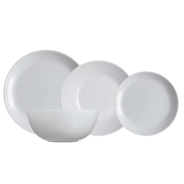 Geschirr Luminarc DIWALI GRANIT Grau Glas (19 pcs)