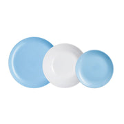 Geschirr Luminarc DIWALI Blau Glas (18 Stücke)