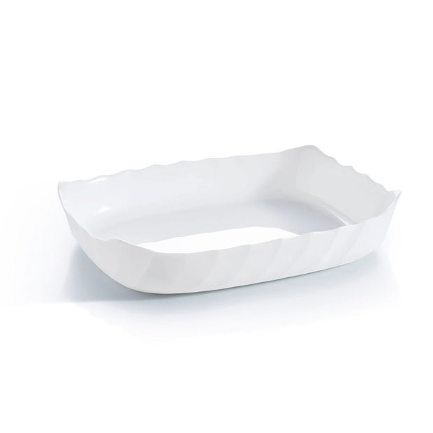 Ofenschüssel Luminarc Smart Cuisine rechteckig Weiß Glas (29 x 23 cm)
