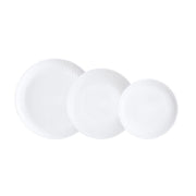 Geschirr Luminarc PAMPILLE Weiß Glas (18 Stücke)