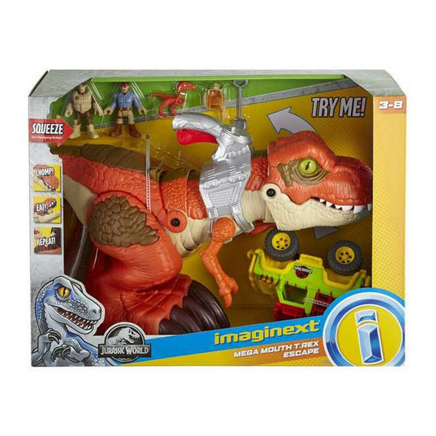 Jointed Figure Mattel Jurassic World T-Rex Mega