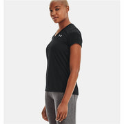 Damen Kurzarm-T-Shirt Under Armour Tech SSV Solid Schwarz
