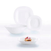 Geschirr Luminarc Carine Blanco Glas (19 pcs) (6 x 26 cm / 6 x 21 cm / 6 x 19 cm / 1 x 27 cm) (19 pcs)