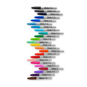 Set of Felt Tip Pens Sharpie Multicolour Permanent 28 pcs 1 Unit