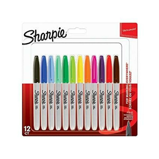 Set of Felt Tip Pens Sharpie 2065404 Multicolour 12 Pieces