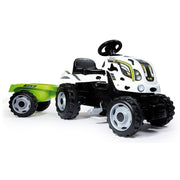 Tractor Smoby Pedal Tractor Farmer XL Cow + Trailer