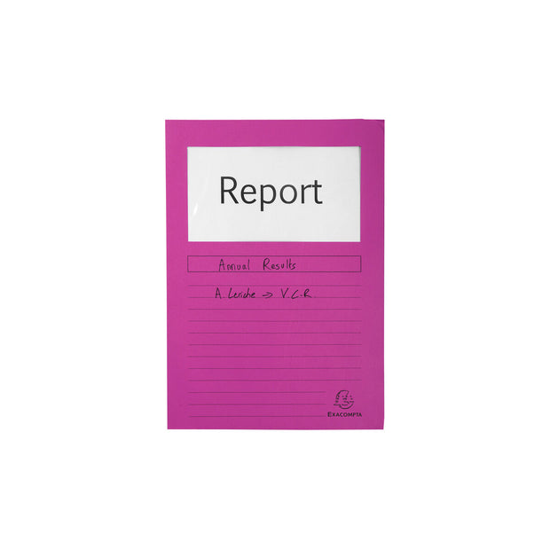 Subfolder Exacompta Forever Fuchsia Transparent window A4 (100 Units)