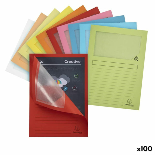 Subfolder Exacompta Forever Transparent window A4 (100 Units)