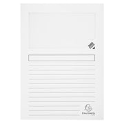 Subfolder Exacompta Super Transparent window White A4 (100 Units)