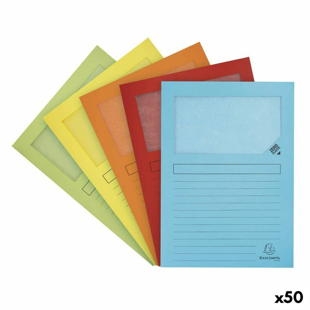 Subfolder Exacompta Super Transparent window A4 (50 Units)