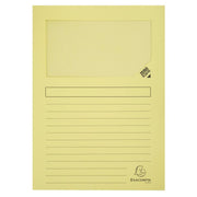 Subfolder Exacompta Super Transparent window A4 (50 Units)