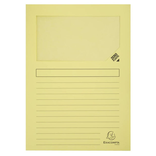 Subfolder Exacompta Super Transparent window A4 (50 Units)