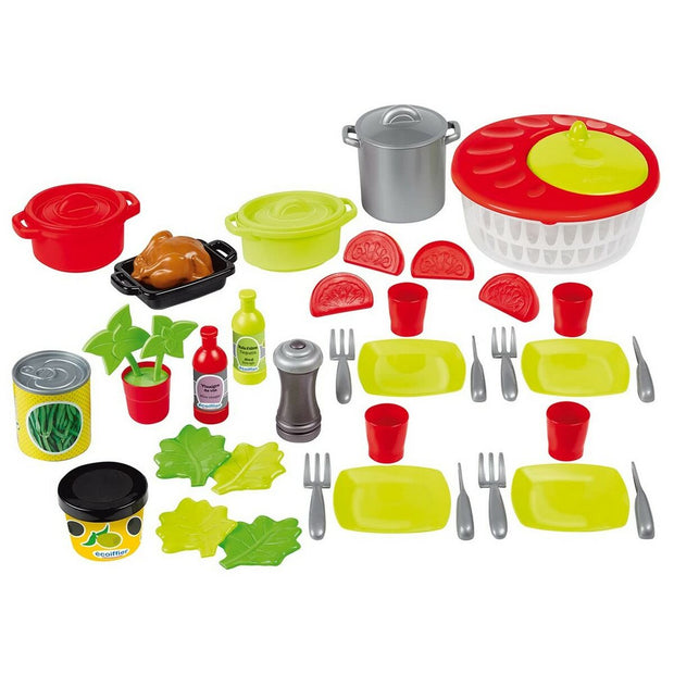 Set of Meals Ecoiffier 100% Chef 43 Pieces