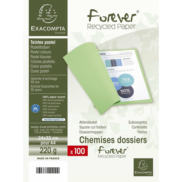 Subfolder Exacompta Forever Cream A4 (100 Units)