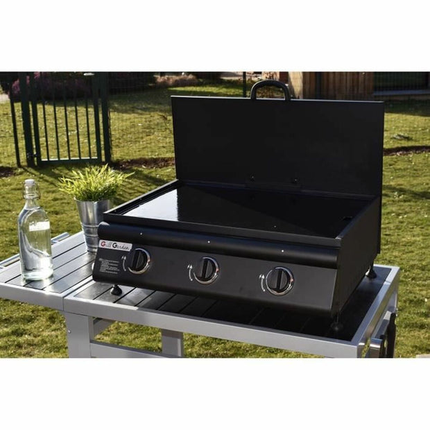 Gaskochplatte Grill Garden Castella Matte Hinterseite 1000 W