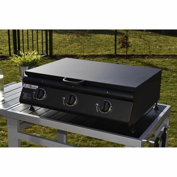 Gaskochplatte Grill Garden Castella Matte Hinterseite 1000 W