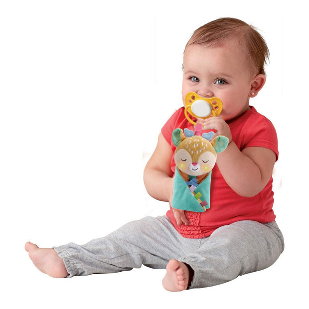 Teether for Babies Vtech La Cervatilla Meadow Fluffy toy 2-in-1