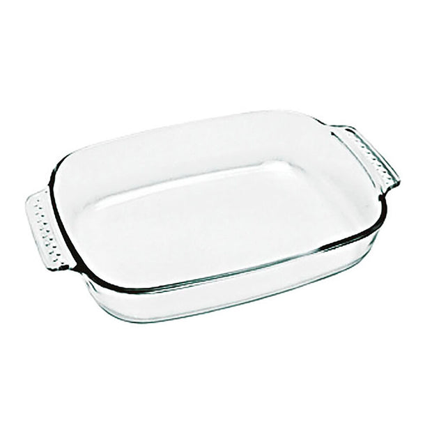 Ofenschüssel Pyrex rechteckig Durchsichtig Glas (30 x 20 cm)