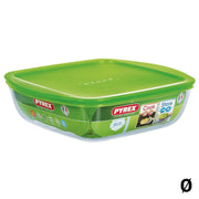 Lunchbox Pyrex C&S Durchsichtig Borosilikatglas