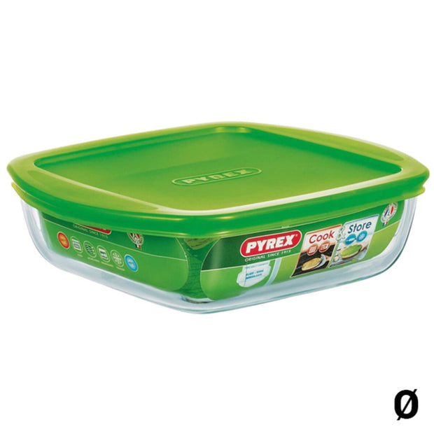 Lunchbox Pyrex C&S Durchsichtig Borosilikatglas