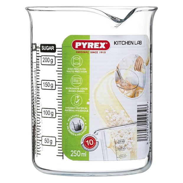 Becher Pyrex Kitchen Lab Durchsichtig Glas