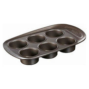 Muffinform Pyrex Asimetria Edelstahl (6 Portionen)