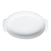 Ofenschüssel Pyrex Weiß aus Keramik (35 x 23 cm)