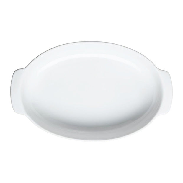 Ofenschüssel Pyrex Weiß aus Keramik (35 x 23 cm)
