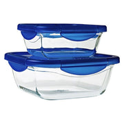 Lunchbox Pyrex Durchsichtig Borosilikatglas