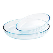 Auflaufformset für den Backofen Ô Cuisine Durchsichtig Borosilikatglas (2 pcs)