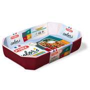 Kochschüssel Pyrex Rot (33 x 22 cm)