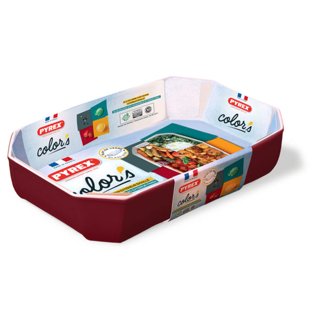 Kochschüssel Pyrex Rot (33 x 22 cm)